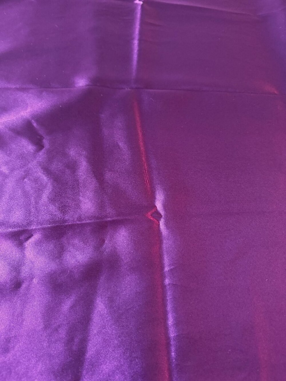 Purple, Satin-Type Fabric